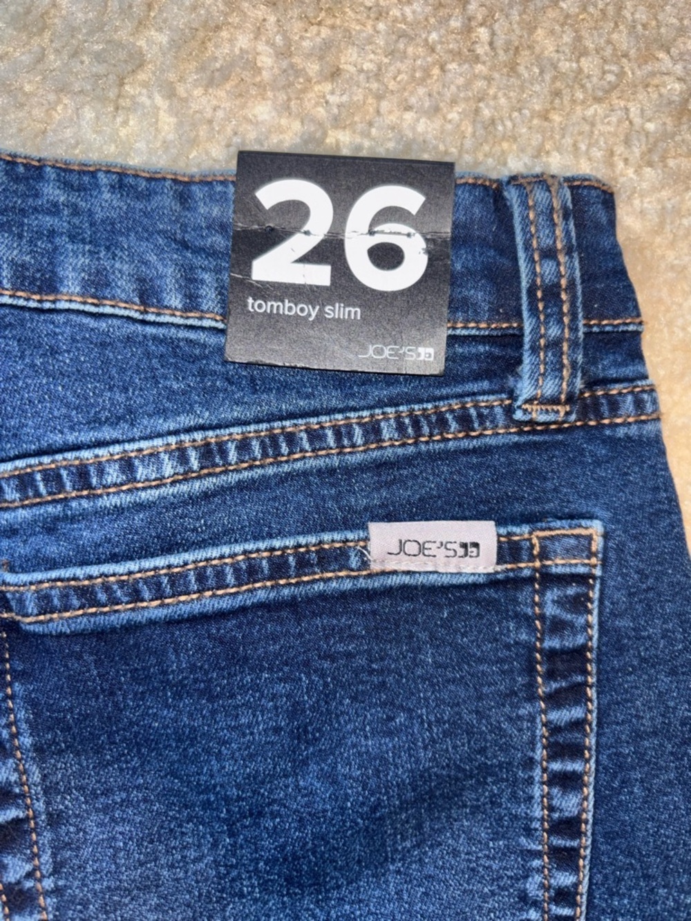 Joe’s Jeans Tomboy Slim Yianni Wash Size 26 Mid Rise Slim Boyfriend Denim NWT - Picture 4 of 7